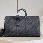 Louis Vuitton KEEPALL BANDOULIÈRE 50 Denim Black M21375