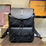 Louis Vuitton CHRISTOPHER SLIM BACKPACK Black M58644