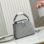 Louis Vuitton CAPUCINES BB Etain Metallic Gray M21102