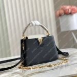 Louis Vuitton CAPUCINES MM Black M20708