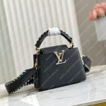 Louis Vuitton CAPUCINES MM Black M21121