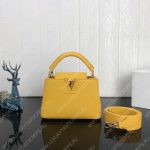Louis Vuitton CAPUCINES MINI Yellow M56071