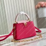 Louis Vuitton CAPUCINES MM Rose Pondichéry Pink M20845