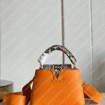 Louis Vuitton CAPUCINES MINI Topaze Imperiale Orange N81210  Style: N81210