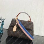 Louis Vuitton CLUNY BB Fuchsia/Bordeaux Blue Pink M42738