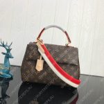 Louis Vuitton CLUNY BB Fuchsia/Bordeaux Red White M42738