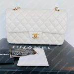 Chanel Classic Flap Bag White A58600