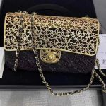 CHANEL MINI EVENING BAG LIGHT BLACK AS3526