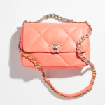 CHANEL 19 HANDBAG LIGHT ORANGE AS1160