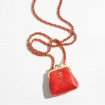 CHANEL CLUTCH WITH CHAIN RED AP3123