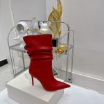 AMINA MUADDI JAHLEEL BOOTIE RED AM5003