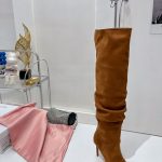 AMINA MUADDI JAHLEEL THIGH HIGH BOOT TAN AM60001