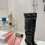 AMINA MUADDI JAHLEEL THIGH HIGH BOOT BLACK AM6000