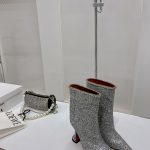 AMINA MUADDI FIONA BOOTIE SILVER AM60002