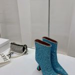 AMINA MUADDI FIONA BOOTIE BLUE AM60002