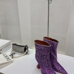 AMINA MUADDI FIONA BOOTIE PURPLE AM60002