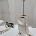 AMINA MUADDI JAHLEEL BOOTIE WHITE AM60004