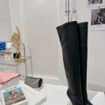 AMINA MUADDI LONG BOOT BLACK AM5001