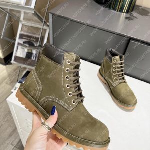 CELINE KURT LACE-UP BOOT KHAKI GREEN 343142198C - Image 3