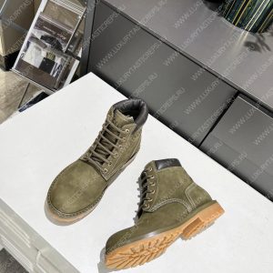 CELINE KURT LACE-UP BOOT KHAKI GREEN 343142198C - Image 6