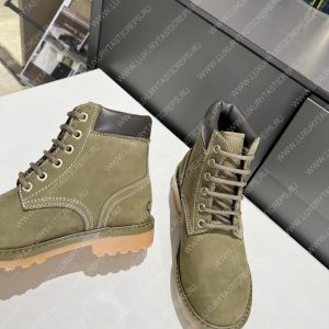 CELINE KURT LACE-UP BOOT KHAKI GREEN 343142198C - Image 7