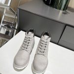 CELINE KURT LACE-UP BOOT GREY 343142198C