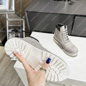 CELINE KURT LACE-UP BOOT GREY 343142198C - Image 9