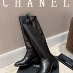 CHANEL HIGH BOOTS BLACK G38174