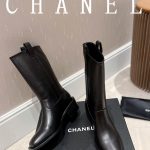 CHANEL HIGH BOOTS BLACK G39614