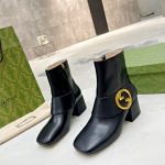 GUCCI BLONDIE ANKLE BOOT BLACK 700016