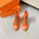 HERMES FRESH ANKLE BOOT ORANGE H222052Z