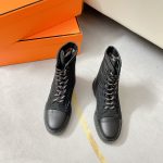 HERMES FRESH ANKLE BOOT BLACK H222052Z