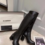 JIL SANDER KNEE BOOTS BLACK J15WW0022