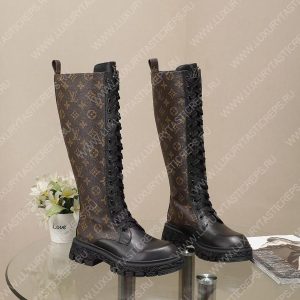 LOUIS VUITTON TERRITORY FLAT HIGH RANGER BLACK & BROWN 1AAE4B - Image 3