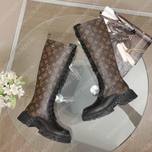 LOUIS VUITTON TERRITORY FLAT HIGH RANGER BLACK & BROWN 1AAE4B - Image 5