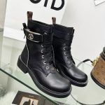 LOUIS VUITTON BEAUBOURG ANKLE BOOTS BLACK 1A8QCM