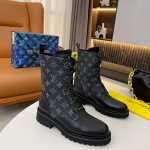 LOUIS VUITTON RANGER ANKLE BOOTS BLACK 1A9FDJ