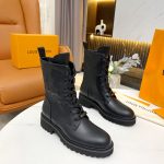 LOUIS VUITTON RANGER ANKLE BOOTS BLACK 1A9FDJ