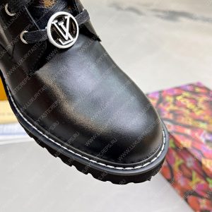 LOUIS VUITTON TERRITORY FLAT HIGH RANGER BOOTS BLACK 1A9H1M - Image 7