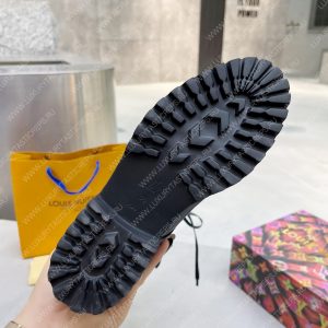 LOUIS VUITTON TERRITORY FLAT HIGH RANGER BOOTS BLACK 1A9H1M - Image 3