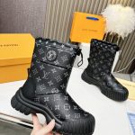 LOUIS VUITTON LAUREATE PLATFORM DESERT BOOT BLACK 1AB2X4