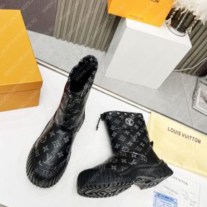 LOUIS VUITTON LAUREATE PLATFORM DESERT BOOT BLACK 1AB2X4 - Image 4