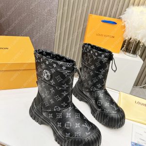 LOUIS VUITTON LAUREATE PLATFORM DESERT BOOT BLACK 1AB2X4 - Image 6