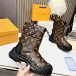 LOUIS VUITTON LAUREATE PLATFORM DESERT BOOT BROWN 1AB2X4
