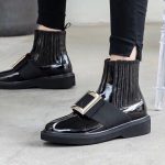 ROGER VIVIER VIV' RANGERS CHELSEA BOOTIES BLACK RVW54825210D1PB999