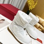 VALENTINO V-LOGO SNOW BOOTIES WHITE XW2S0DY3KCF