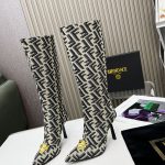 VERSACE FENDACE FF JACQUARD BOOTS MULTICOLOR 1004496