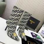 VERSACE FENDACE FF JACQUARD BOOTS MULTICOLOR 1004496