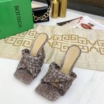 BOTTEGA VENETA DOT WAVE MULES BROWN 708882V