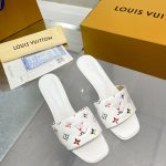 LOUIS VUITTON REVIVAL MULES WHITE 1AAP7E